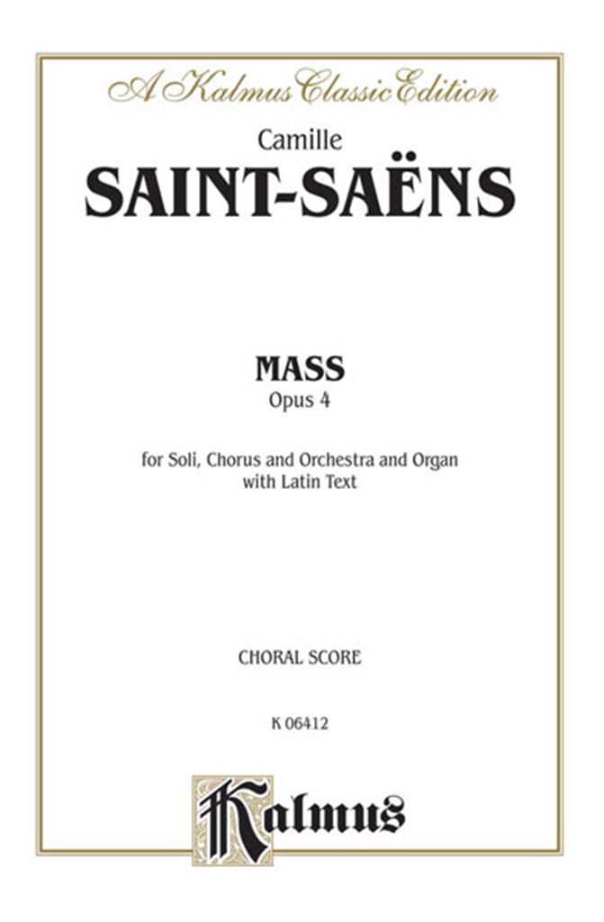 Mass for Four Voices, Op. 4